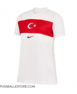 Günstige Türkei Heimtrikot Damen EM 2024 Kurzarm